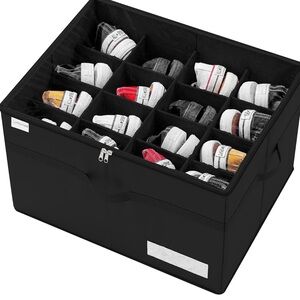 Black Shoe Storage Organizer
